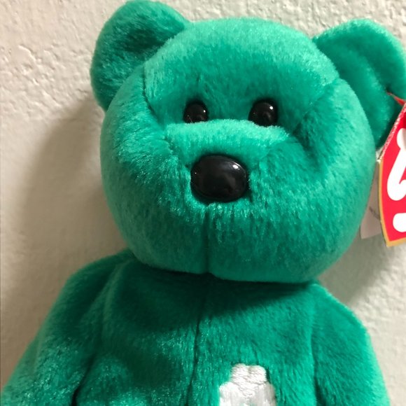 1997 TY ERIN  BEANIE BABY  RED STAMP QUALITY CONTROL 472 TUSHTAG MARCH 17,1997 - Picture 3 of 13